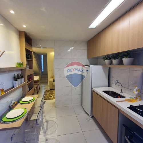 Imagem 6 de 15 de Casa Duplex Em Condomínio Fechado No Bom Pastor - 63m² - Natal/rn - Ca0238