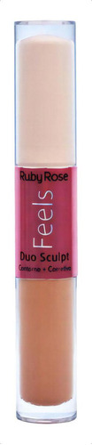 Contorno E Corretivo Duo Sculp Feels Ruby Rose