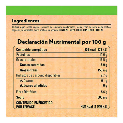 Chorizo San Rafael Vegetariano 200g