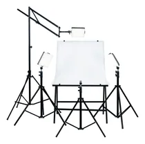 Comprar Kit Estudio Fotografia Mesa Jirafa 3 Paneles 3 Tripodes Pro