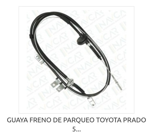 Guaya Freno De Mano Toyota Parado 5 Puerta Del 99...(2.29ct)