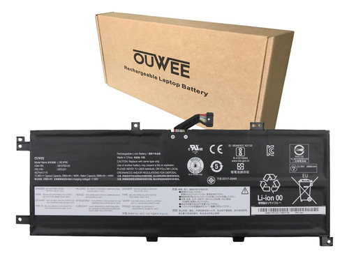 Ouwee L18c4p90 2985mah Batería P/ Lenovo Thinkpad L13 Yoga