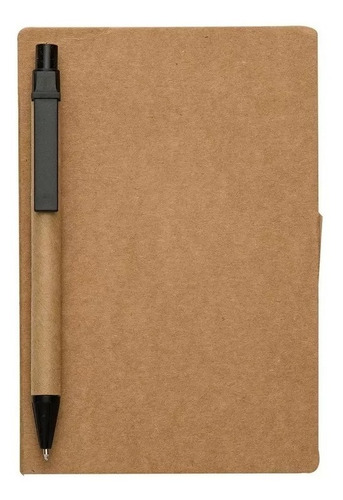 Imagem 2 de 5 de Kit 15 Unid.bloco De Anotações Ecológico + Caneta