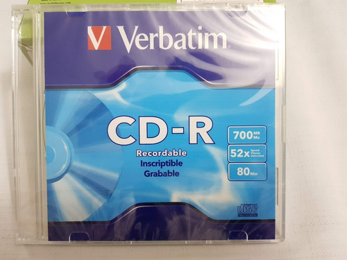 3 Cd-r Verbatim 700 Mb 80 Min 52x
