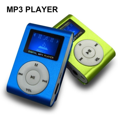 Mp3 Shufle Con Pantalla Lcd Ranura Micro Sd.
