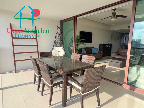 Cad La Isla Java F6. En Condominio De Playa. Terraza Con Vista A Las Albercas