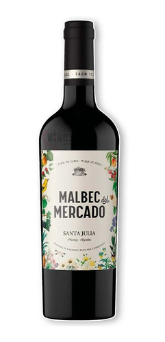 Vino Santa Julia Malbec Del Mercado 750 Ml