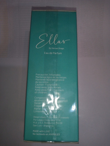 Perfume Ellas Hernan Drago Edp X50 ml
