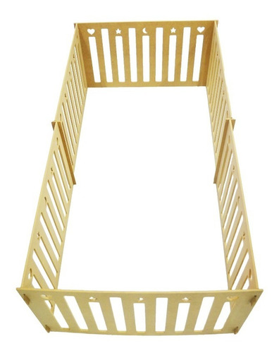 Imagen 3 de 4 de Corralito Corral Pelotero Madera 200x100x60cm Extensible