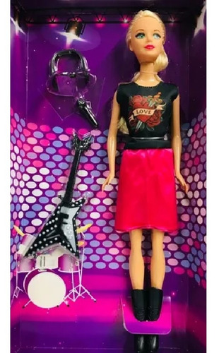 Imagen 1 de 3 de Muñeca Poppi Doll Kiara Rockstar