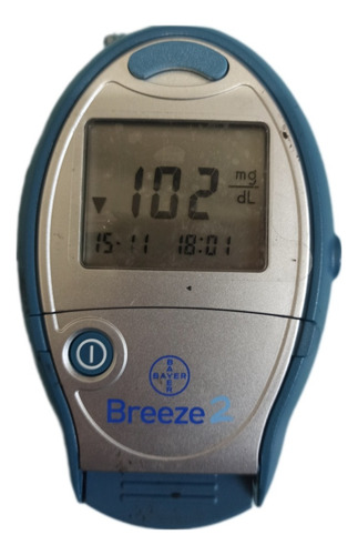 Aparelho Medidor De Glicose Breezer 2 Bayer Azul-aço (Usado)