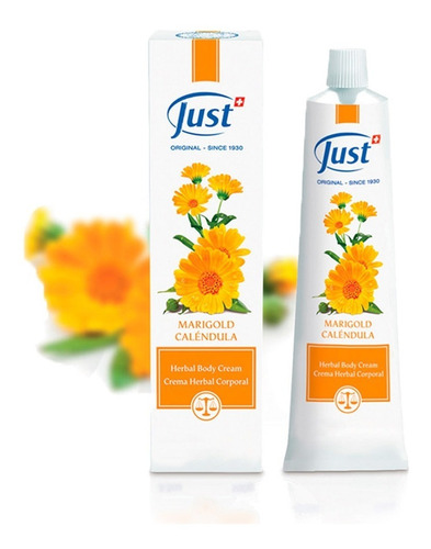 Imagen 4 de 6 de Crema Calendula 60g Swiss Just Producto Original Y Sellado