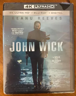 4k + Bluray John Wick De Volta Ao Jogo Keanu Reeves Lacrado