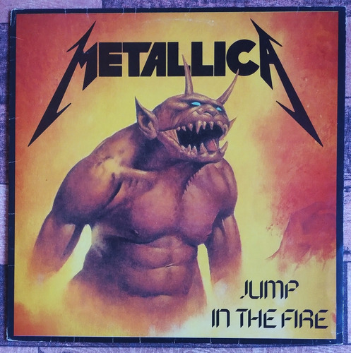 Lp Metallica Jump In The Fire Vinil Excelente