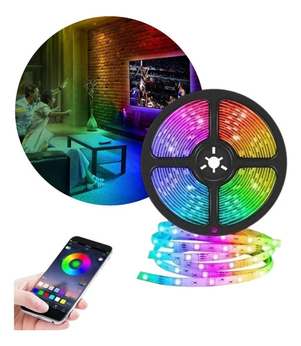 Cintas Led Colores Tira Luz Led Rgb Usb Luces Led Bluetooth Luz RGB / Tira luces led usb BLUETOOTH - 1225