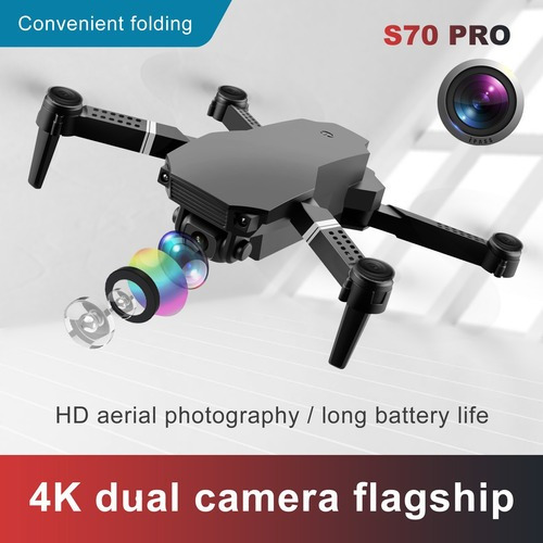 Imagen 4 de 9 de Mini Drone S70 4k Alta Resolución - 2 Baterías