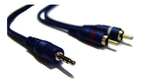 Cable Artekit Miniplug 3.5 Stereo A 2 Rca Macho 0,9 Metros