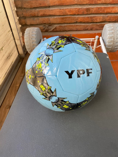 Pelota Ypf N5messi 2025 3 Estrellas Celeste