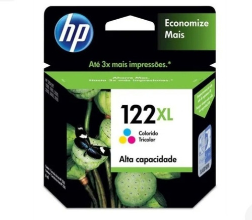 Cartucho Hp 122xl 122xl Colorido Color Original Lacrado Novo