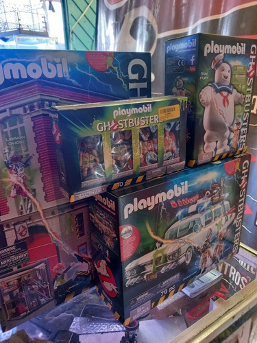 Figuras De Acción Ghostbusters Playmobil 4 Set Coleccionable