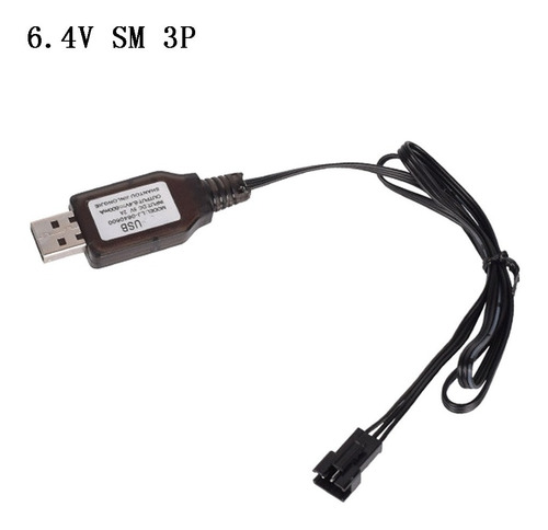 6.4v/7.4v Cargador Li-i Sm-3p Rc Toys Control Remoto Positiv