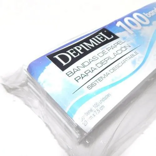 Bandas Depilatorias Descartables Roll On Depimiel 100 Local2