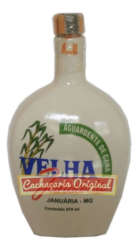 Cachaça Velha Januária Louça 670ml