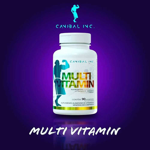 Suplemento Multivitaminico Completo Canibal 90 Comprimidos
