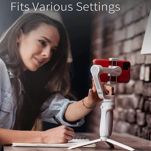 Estabilizador Cardán Combo Zhiyun Smooth Q4 Para Teléfono Gris