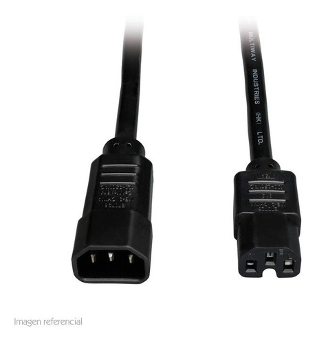 Cable De Poder Tripp-lite P018-006, C14 A C15, 15a, 1.83 Mts