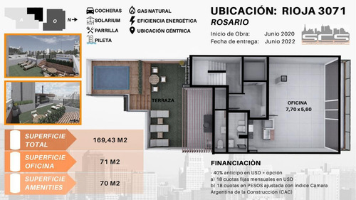 Imagen 21 de 22 de 1 Dormitorios Contrafrente C/amenities - Rioja 3071