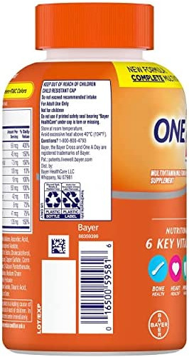 One A Day Womens Complete Daily Multivitamínico Com Vitamina