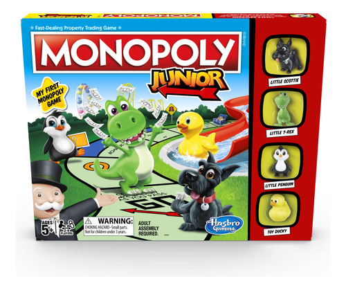 Juego De Mesa Monopoly Junior, -, Multicolor/ninguno