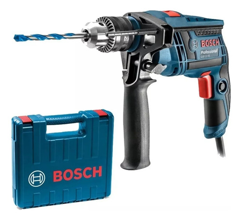 Taladro Percutor 13mm Bosch Gsb 13 Re 750w 220v Con Maletín