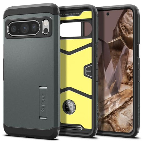 Funda Para Google Pixel 8 Pro Spigen Tough Armor Verde