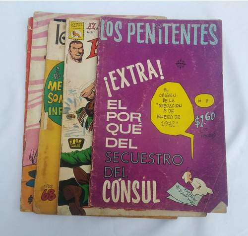 5 Comics Los Penitentes El Sargento Furia El Tio Porfirio 