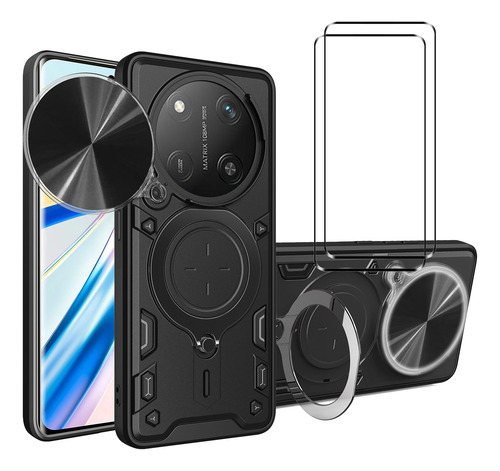 Funda Para Honor X9c/honor Magic7 Lite Rudo Carcasa + 2 Micr