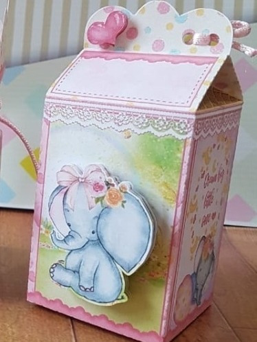 10 Cajitas Milk Box De  Elefantita
