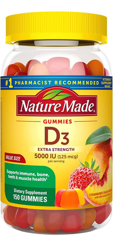 Nature Made Vitamina D3 5000 Iu - Unidad a $933