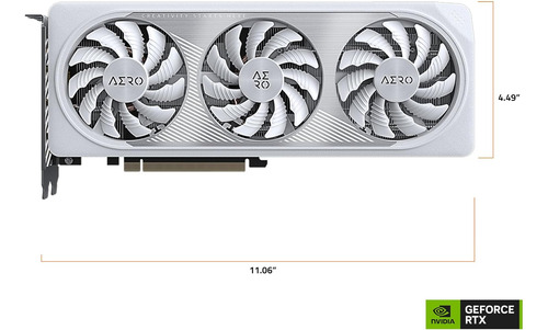 Tarjeta Gráfica Gigabyte Geforce Rtx 4060 Aero Oc 8g, 3x ...