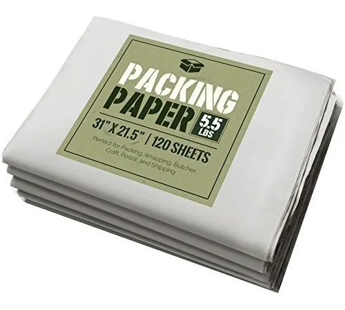 Embalaje Papel De Periódico De Papel 5 5 Lbs 125 Hojas...
