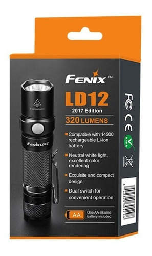 Fenix Ld12 Linterna 320 Lúmenes A Batería