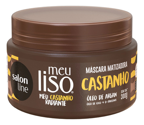 Salon Line Mascara Matizadora Castaño Vegana Brillo 300g