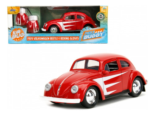 Jada 34236 1:32 1959 Vw Beetle W Boxing Gloves Red