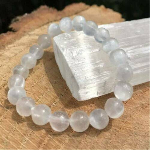 Pulsera Piedra Natural Selenita
