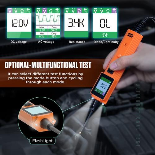 Kit Probador Sonda Circuito Potencia 0-65v