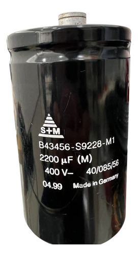 Capacitor Usado S+m B43456-s9228-m1 2200uf 400vdc 1ud (Usado)