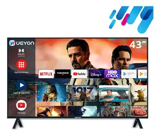 Smart TV Pantalla Weyon 43" Pulgadas Android TV Full HD 3 HDMI/2 USB/RCA 43WDSNMX