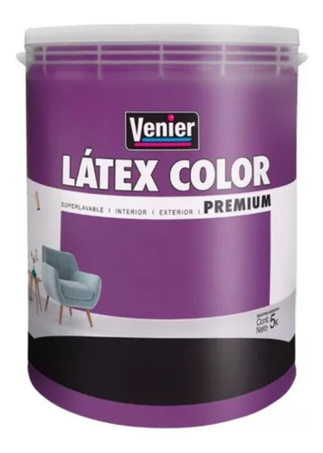 Látex Color Venier Premium Interior/exterior X 25kgs