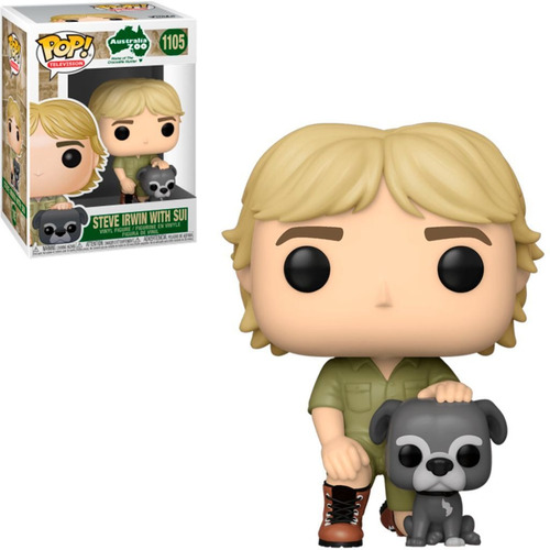 Boneco Funko Pop Australia Zoo Steve Irwin With Sui 1105